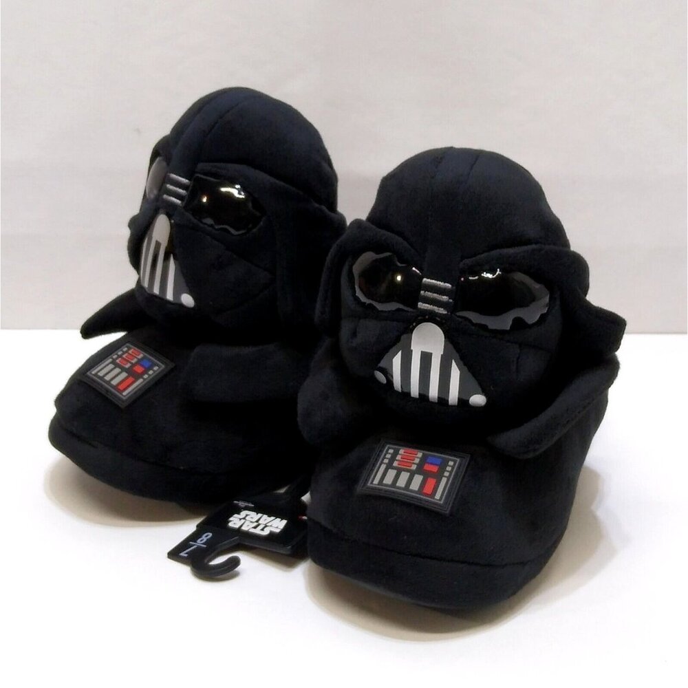 Star Wars Men's 3D Darth Vader Character Slippers Size 7/8 Standard Width NWOT